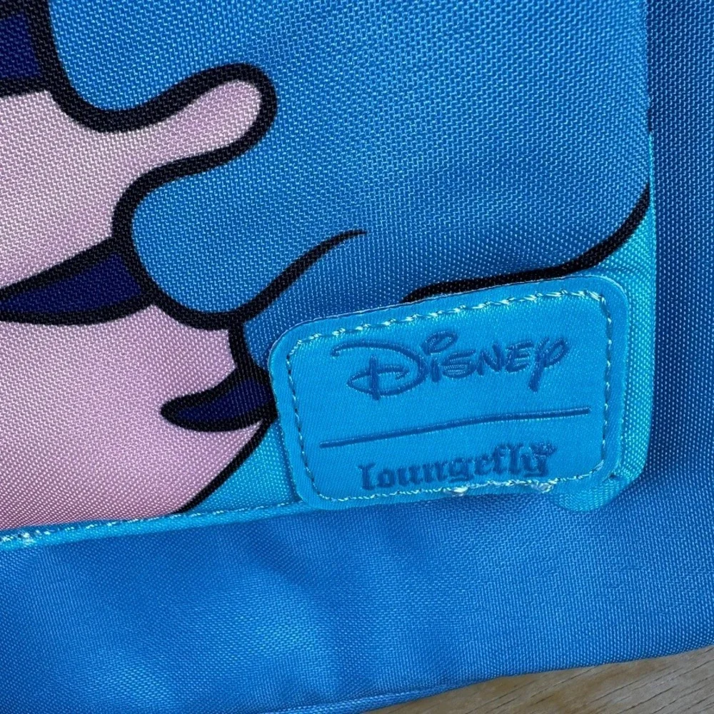 Loungefly Disney Stitch 626 Full Size Backpack Blue NWT Nylon Cosplay WDBK3392